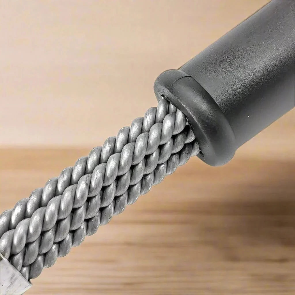 BBQ Grill Brush Bristle-Free Three-Head With Scraper