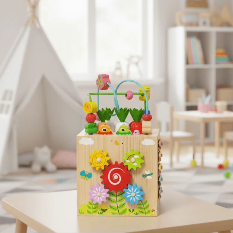 Baby Activity Cube 8 Interactive Activities Integrated Xylophone