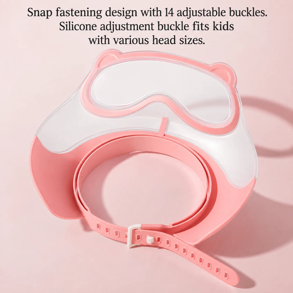 Baby Shampoo Rinse Visor Adjustable Fit 360° Eye & Ear Coverage