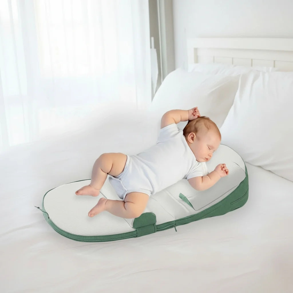 Baby Side-Sleeping Pillow Anti-Reflux Incline Washable Cover