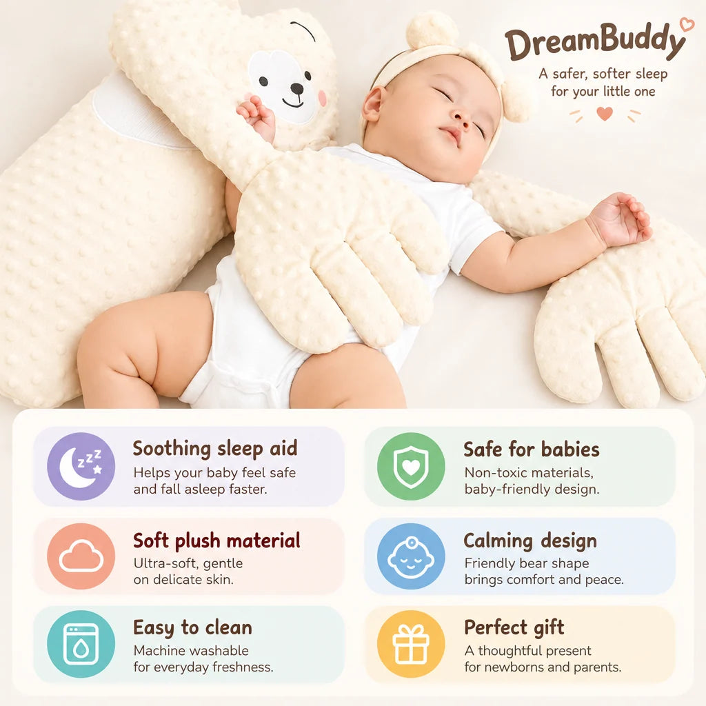 Baby Sleep Plush Toy Rhythmic Tapping USB Rechargeable