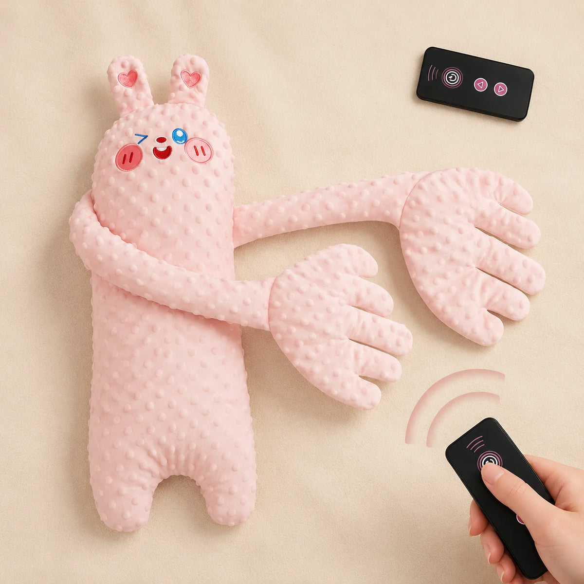 Baby Sleep Plush Toy Rhythmic Tapping USB Rechargeable