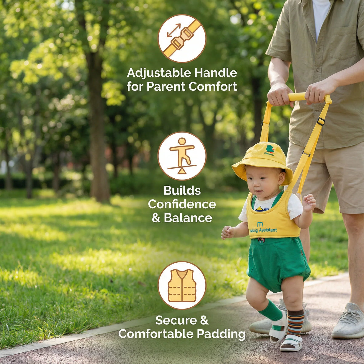 Baby Walking Harness Adjustable Strap Chest Support
