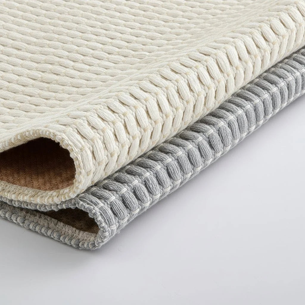 Bath Mat Absorbent Microfiber Non-Slip Machine Washable