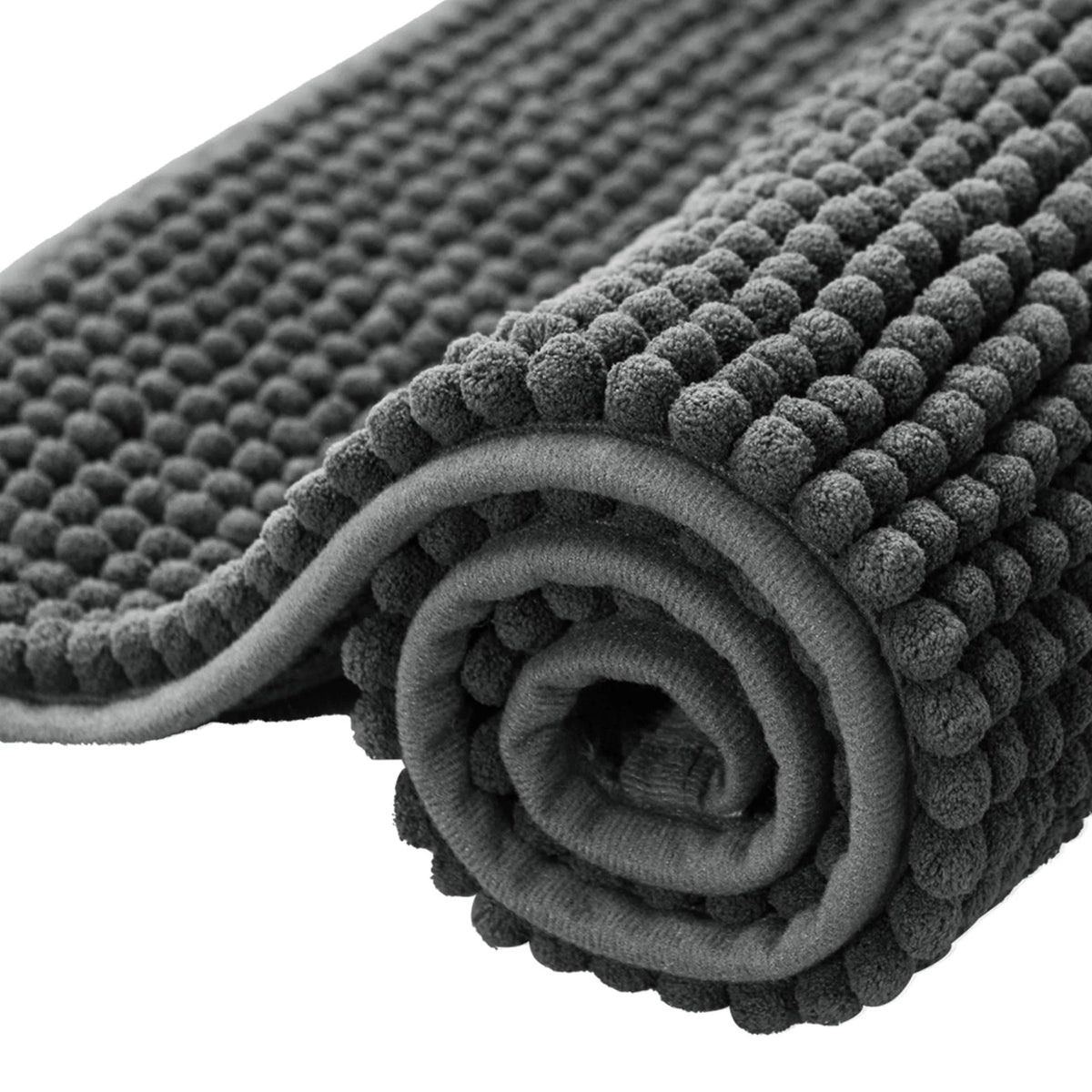 Bath Mat Chenille Non-Slip & Absorbent Machine Washable