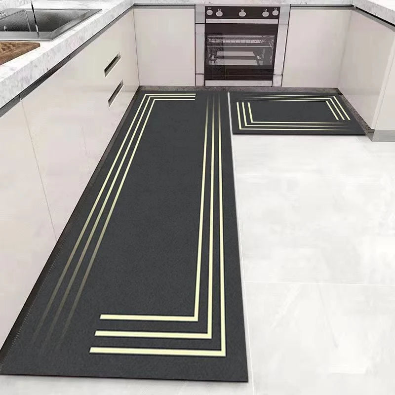 Bath Mat Non-Slip Absorbent Quick-Drying Microfiber Washable