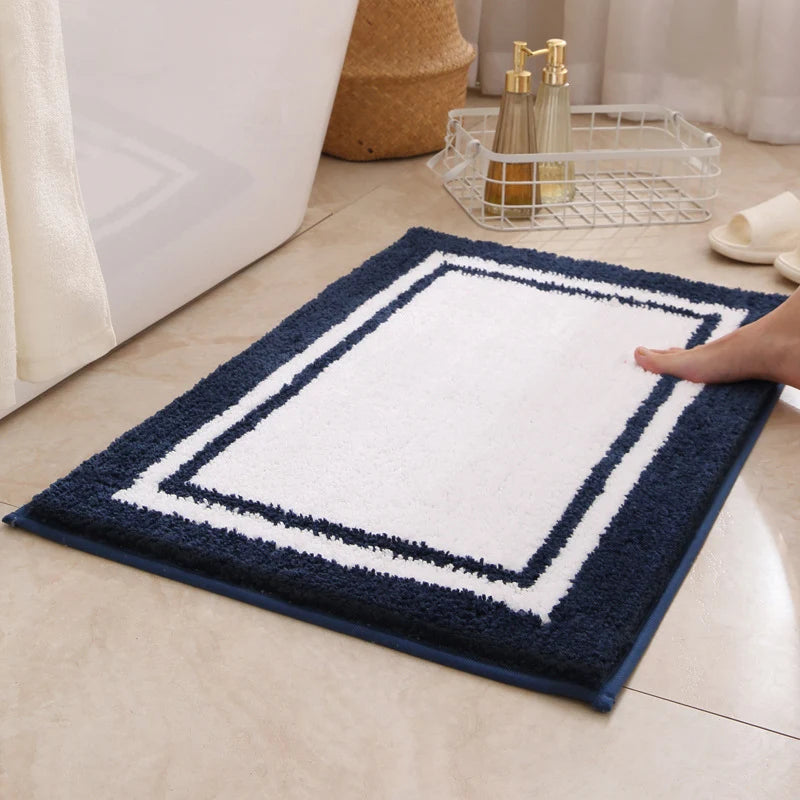 Bath Mat Plush Absorbent Non-Slip Machine Washable