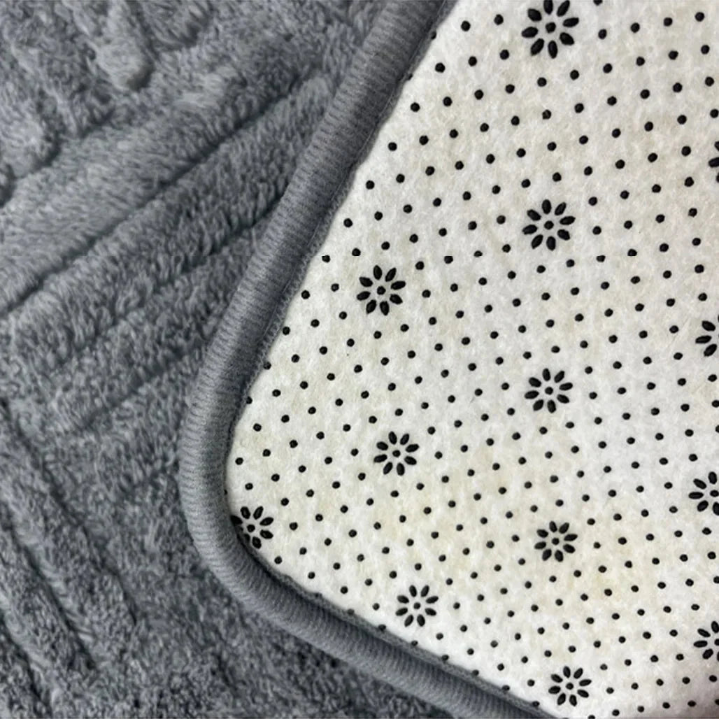Bath Mat Thick Absorbent Non-Slip Backing