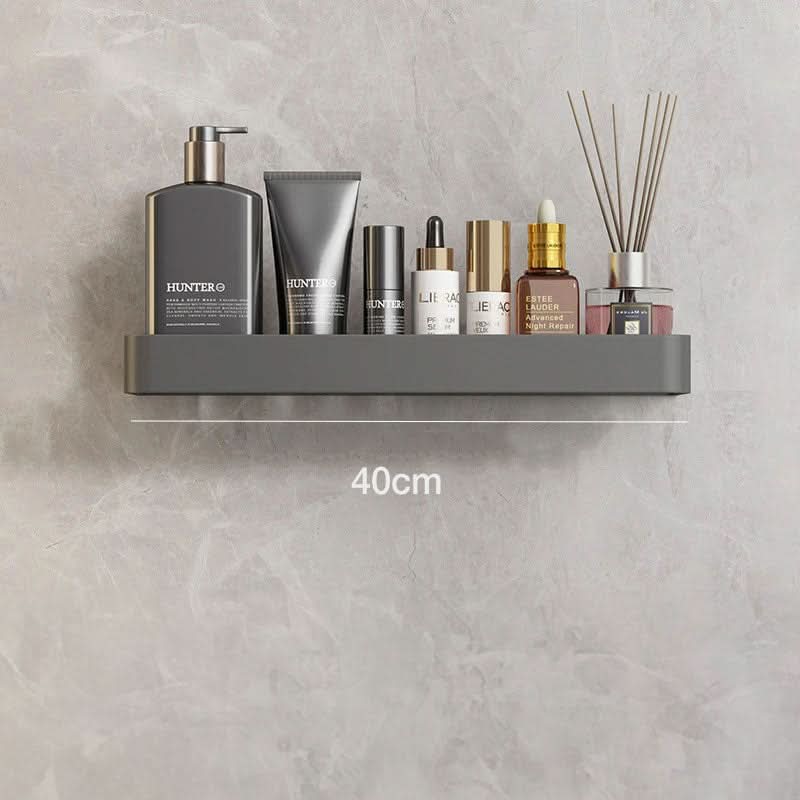 Bathroom Wall Shelf Water-Resistant Drill-Free Installation