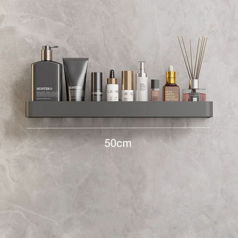 Bathroom Wall Shelf Water-Resistant Drill-Free Installation