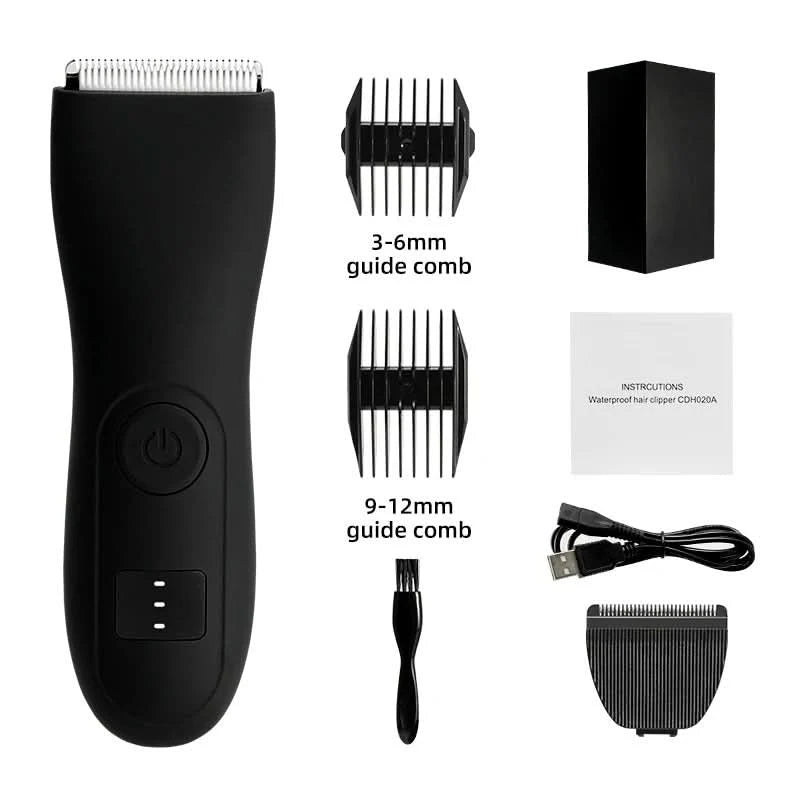 Beard Trimmer Stainless Steel Blades Wet & Dry 90-Minute Cordless Runtime