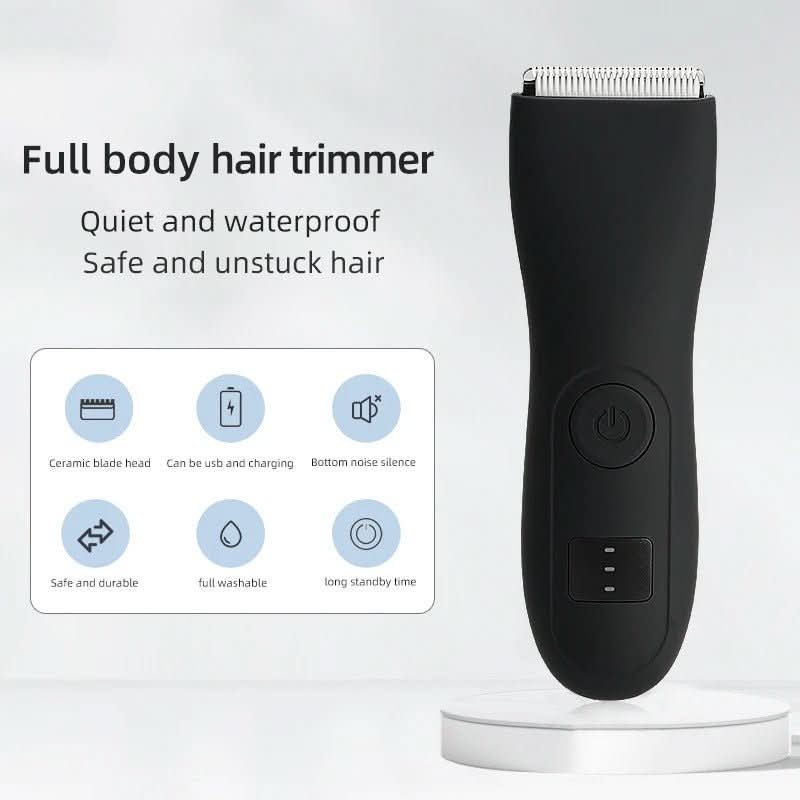 Beard Trimmer Stainless Steel Blades Wet & Dry 90-Minute Cordless Runtime