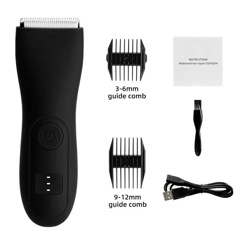Beard Trimmer Stainless Steel Blades Wet & Dry 90-Minute Cordless Runtime