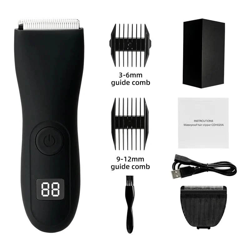 Beard Trimmer Stainless Steel Blades Wet & Dry 90-Minute Cordless Runtime