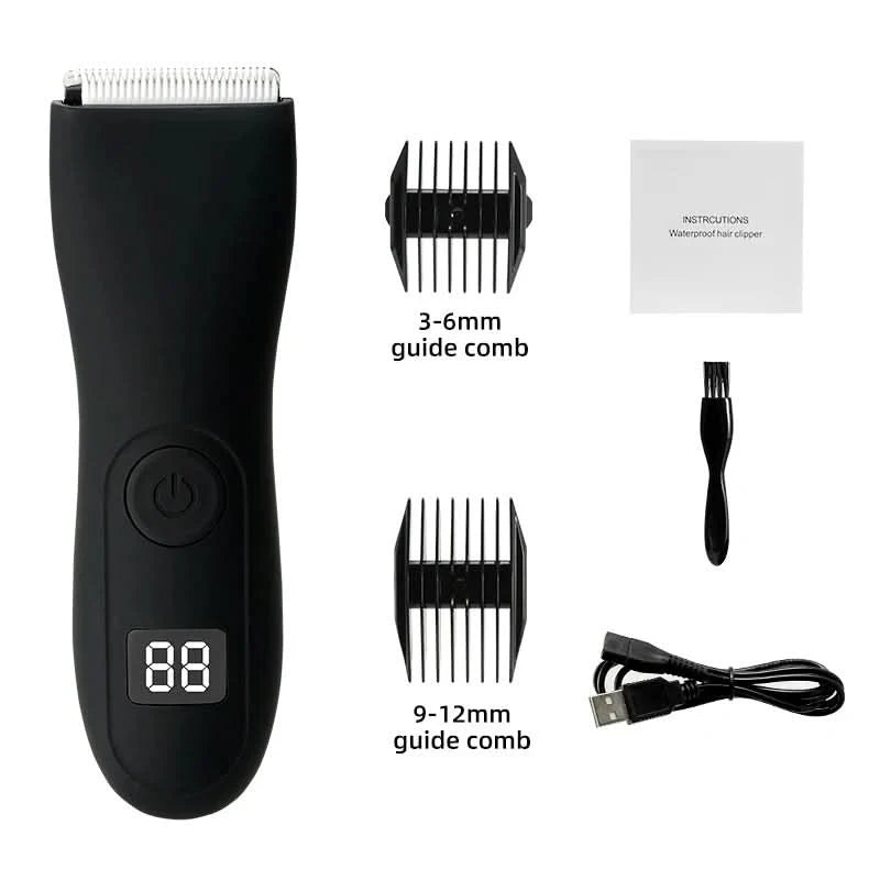 Beard Trimmer Stainless Steel Blades Wet & Dry 90-Minute Cordless Runtime