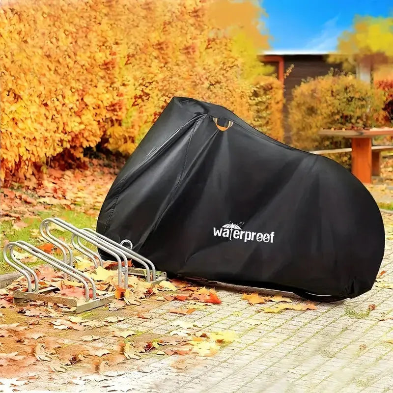 Bicycle Cover Weather-Resistant Elastic Hem Lock Opening