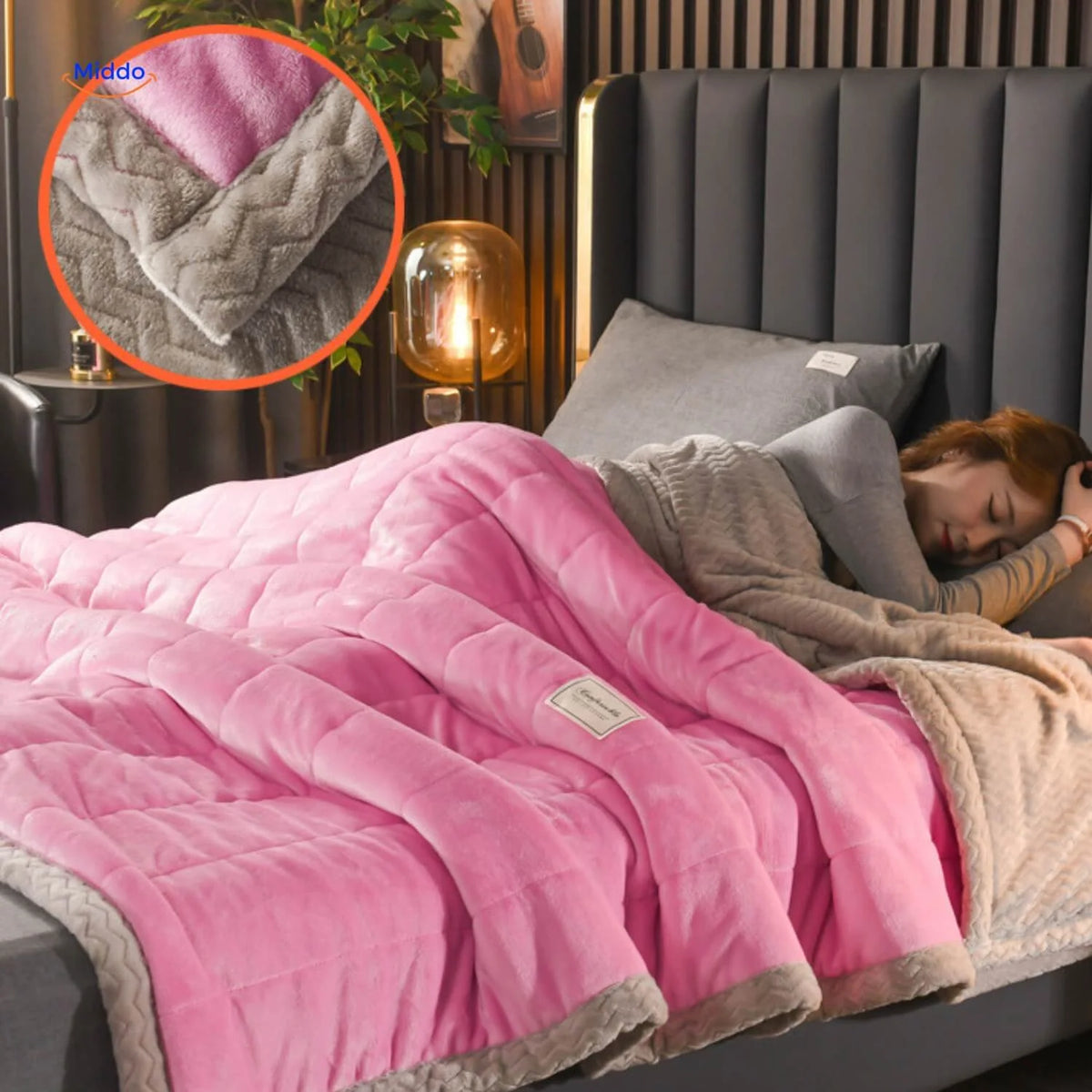 Blanket Double-Layer Fleece & Plush Wool