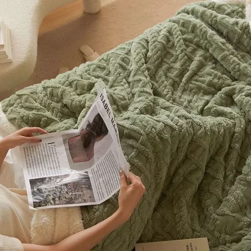 Blanket Double-Sided Lambswool & Flannel Waterproof