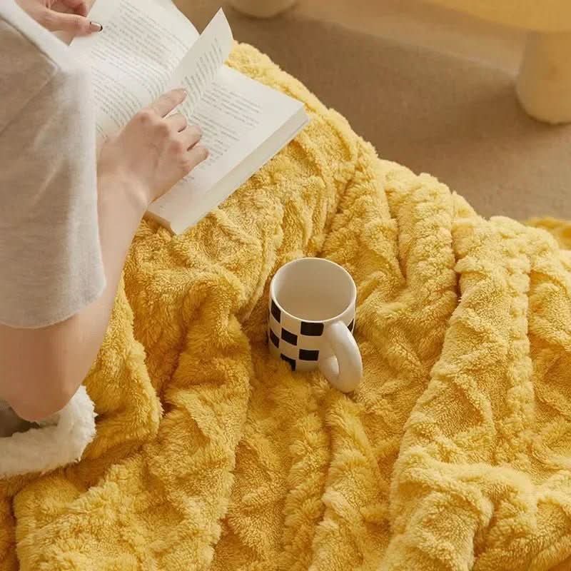 Blanket Double-Sided Lambswool & Flannel Waterproof