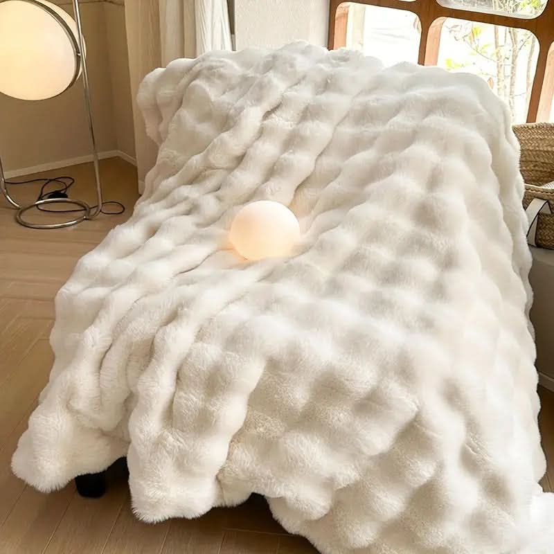 Blanket Faux Fur Double-Layer Machine Washable