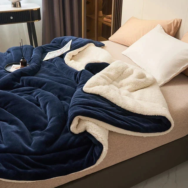 Blanket Flannel Fleece Lightweight Warmth Machine Washable