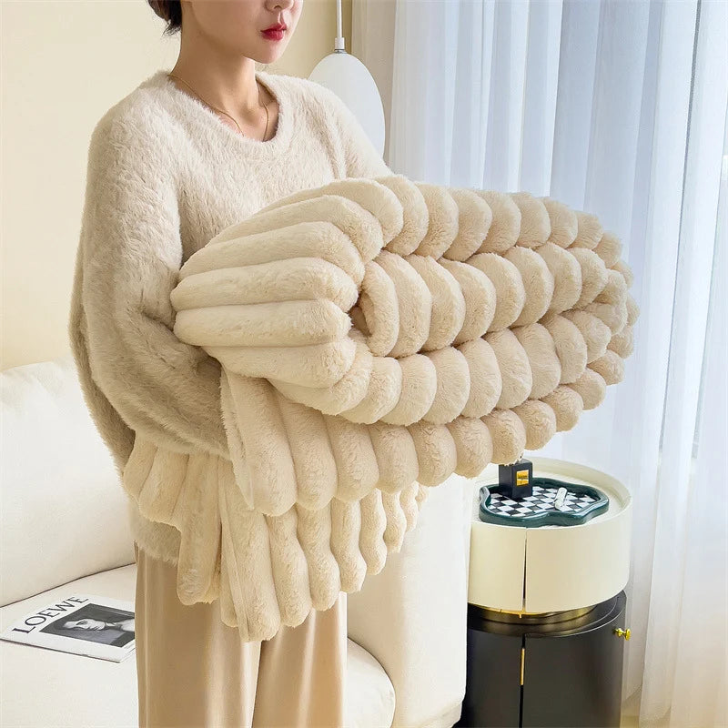Blanket Plush Soft Warm Machine Washable