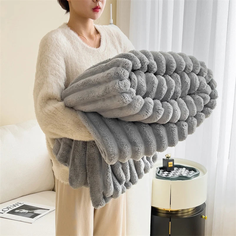 Blanket Plush Soft Warm Machine Washable