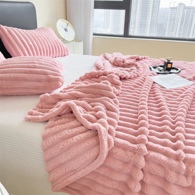 Blanket Plush Soft Warm Machine Washable