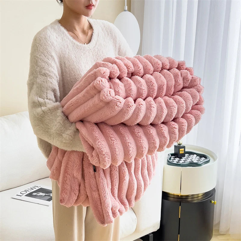 Blanket Plush Soft Warm Machine Washable