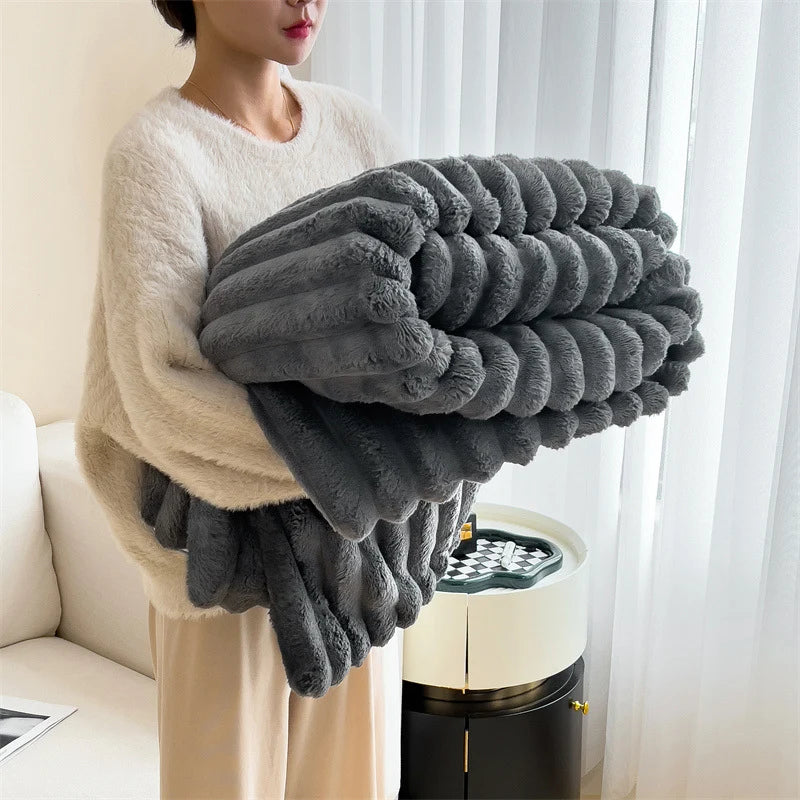 Blanket Plush Soft Warm Machine Washable