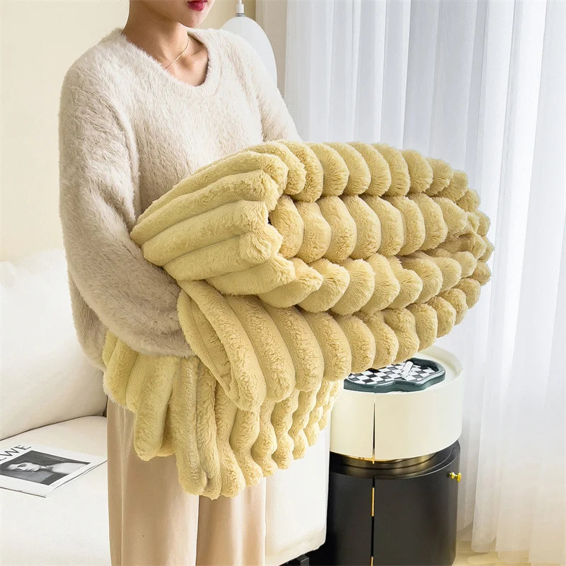 Blanket Plush Soft Warm Machine Washable