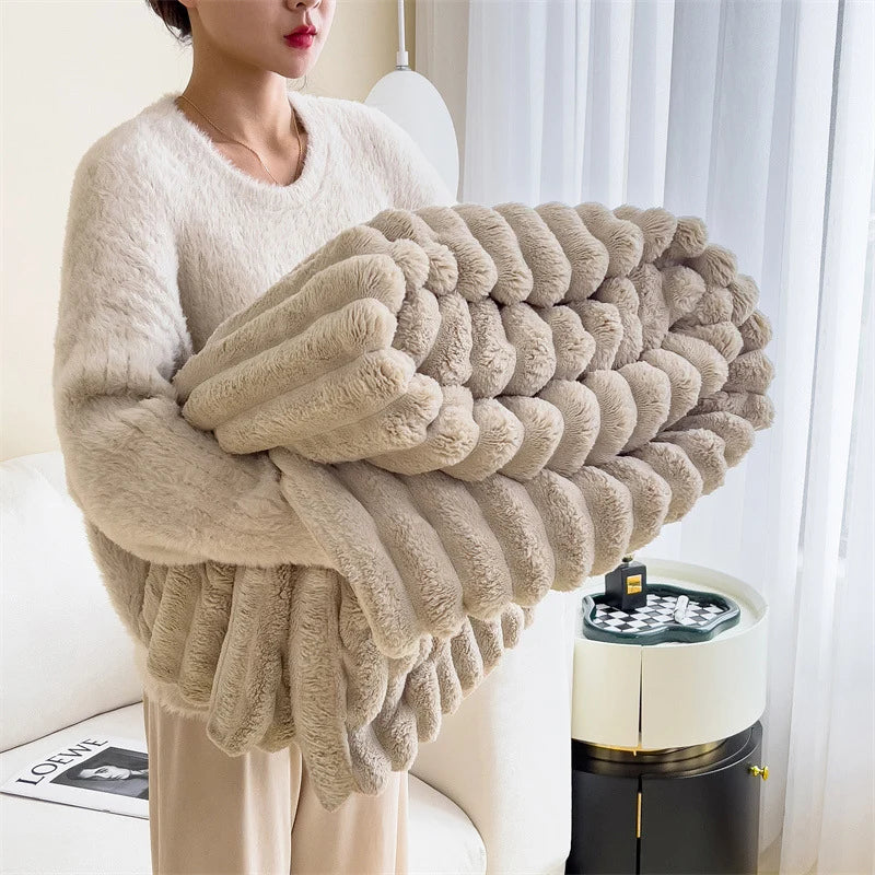 Blanket Plush Soft Warm Machine Washable