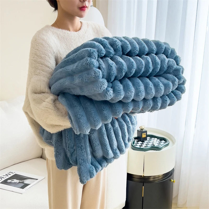 Blanket Plush Soft Warm Machine Washable