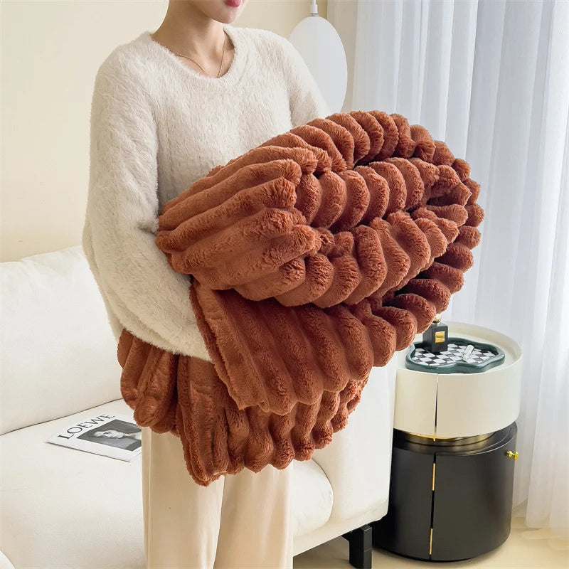 Blanket Plush Soft Warm Machine Washable