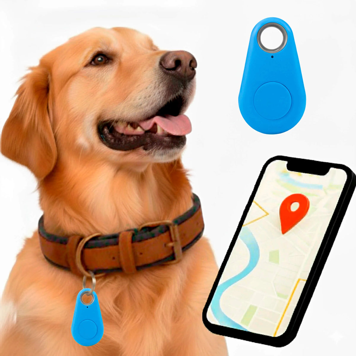 Bluetooth Tracker IP67 Water-Resistant Two-Way Alerts