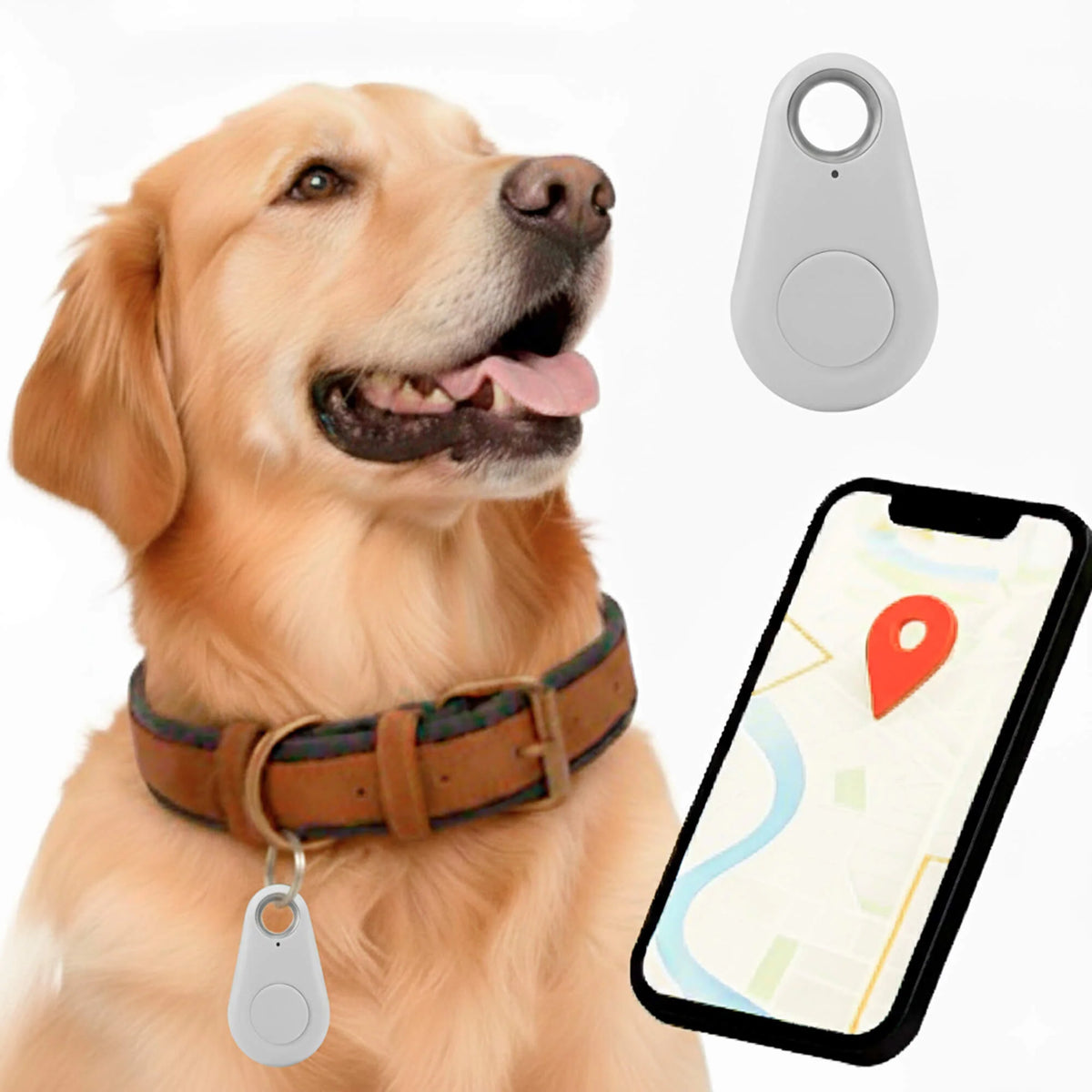 Bluetooth Tracker IP67 Water-Resistant Two-Way Alerts