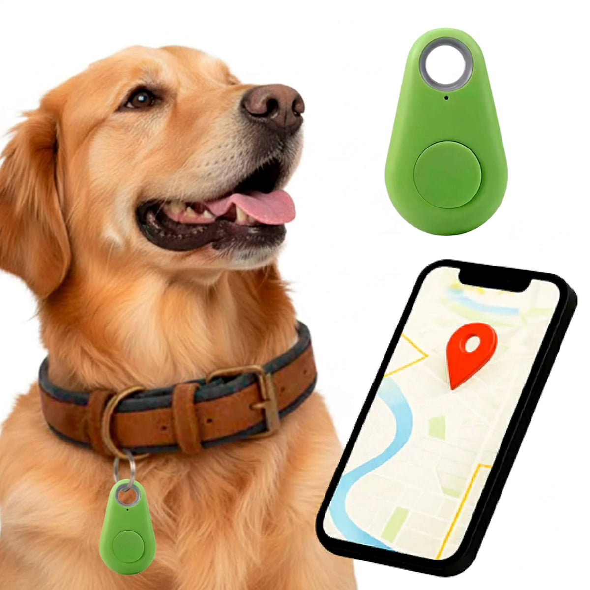 Bluetooth Tracker IP67 Water-Resistant Two-Way Alerts