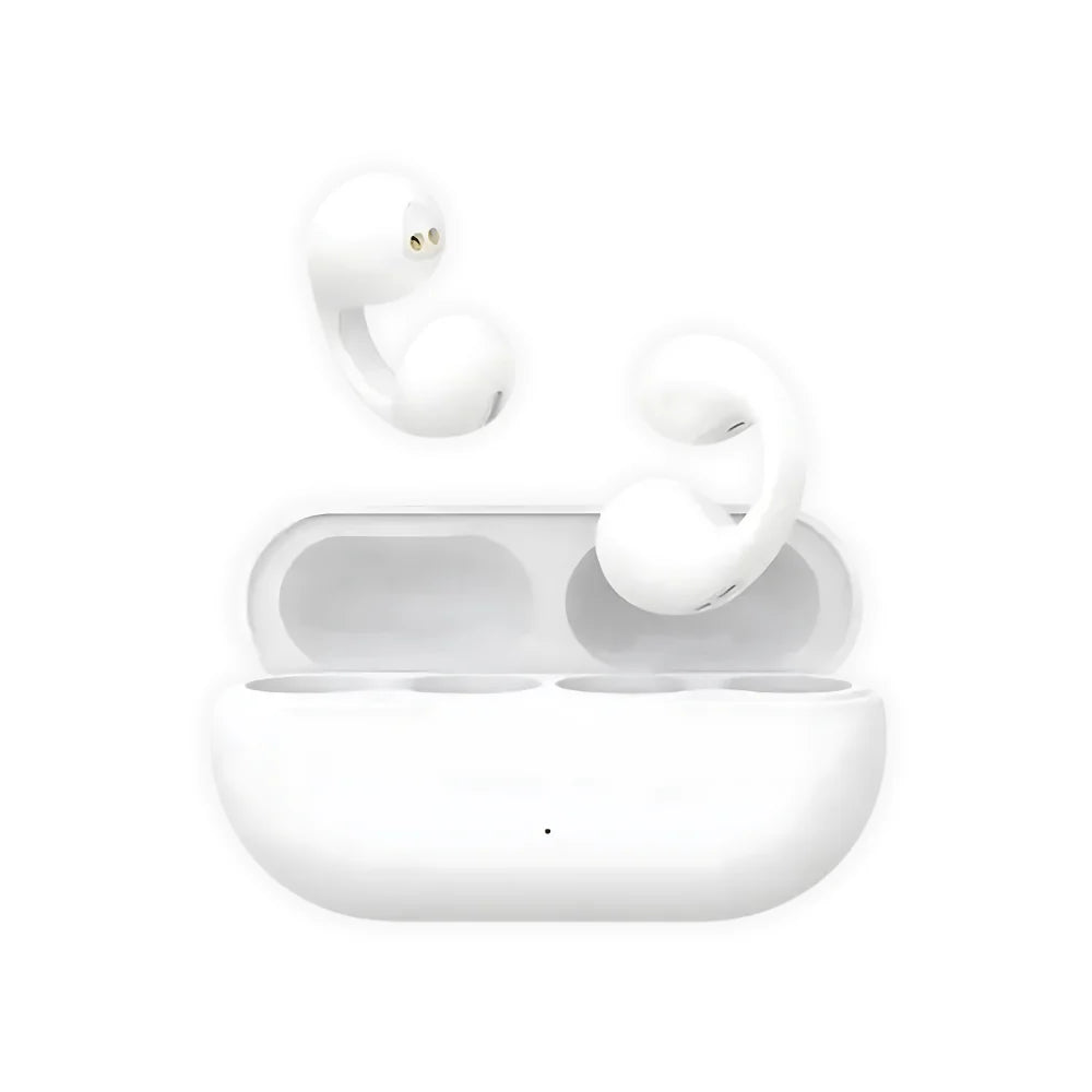 Bone Conduction Earbuds Open-Ear Sweat & Rain Resistant 8-Hour Battery