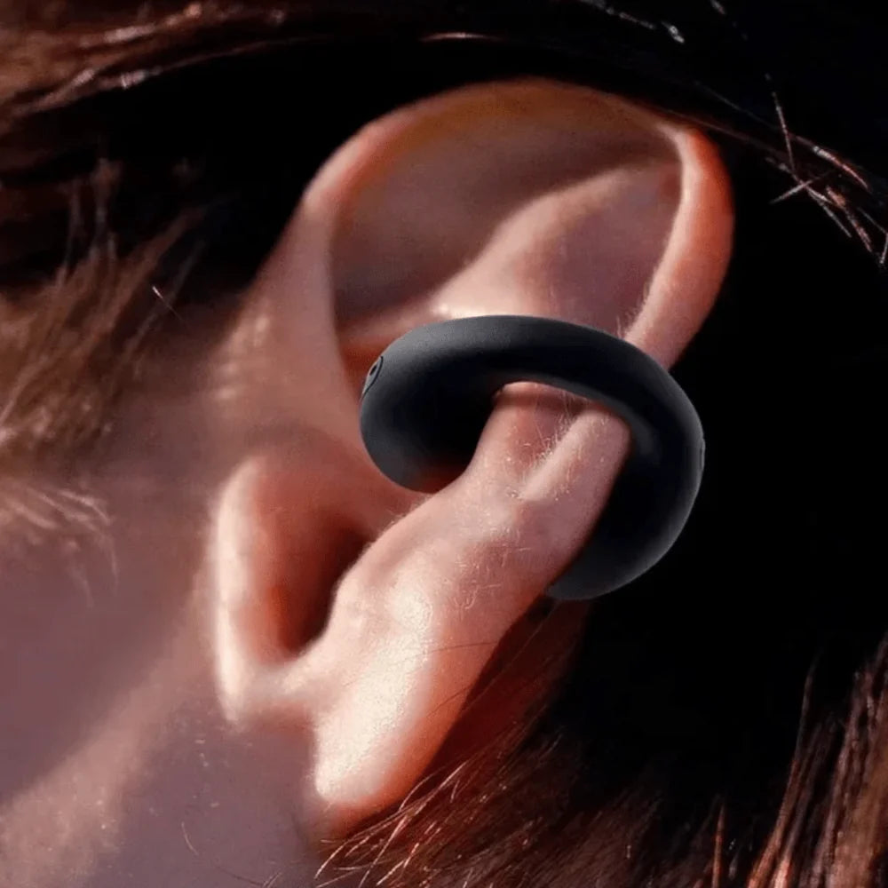 Bone Conduction Earbuds Open-Ear Sweat & Rain Resistant 8-Hour Battery