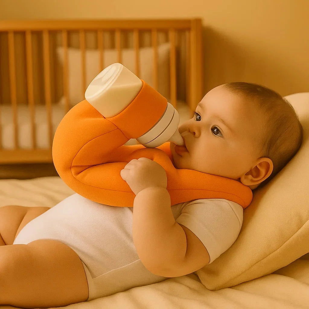 Bottle Feeding Pillow Breathable Mesh Hands-Free Support