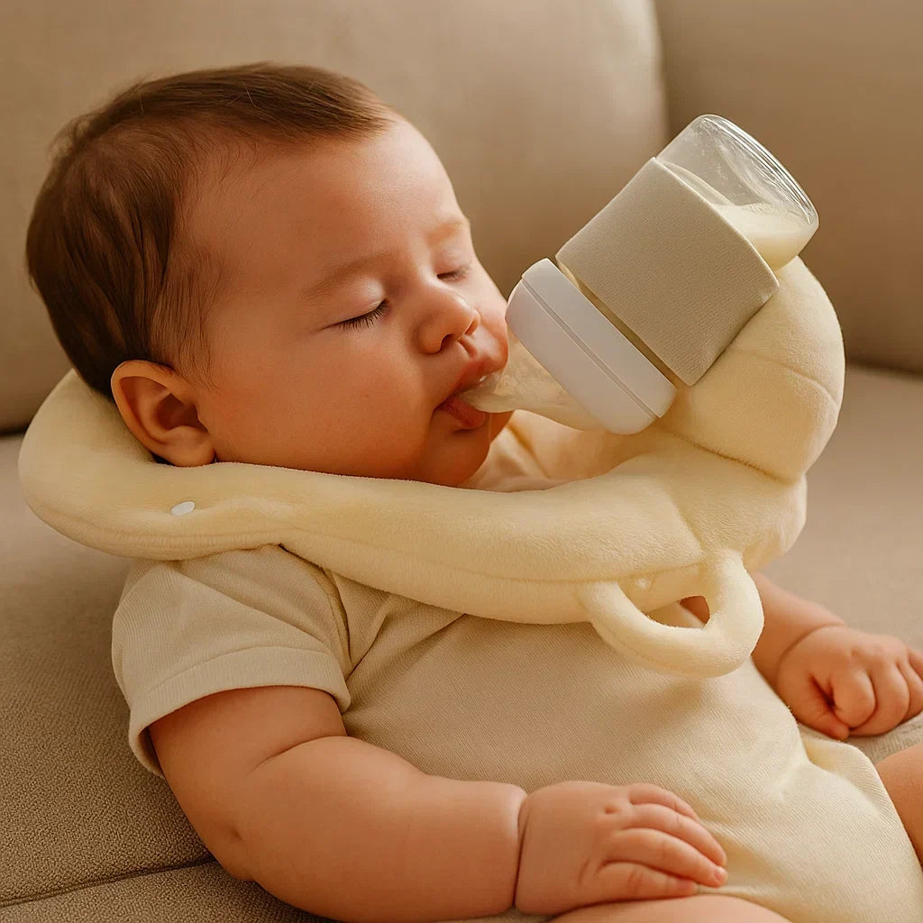 Bottle Feeding Pillow Breathable Mesh Hands-Free Support