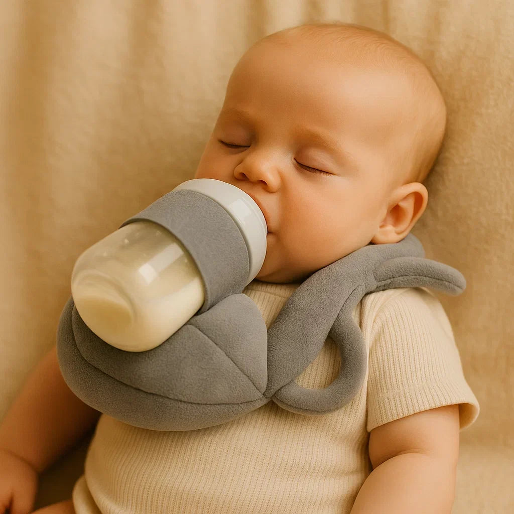 Bottle Feeding Pillow Breathable Mesh Hands-Free Support