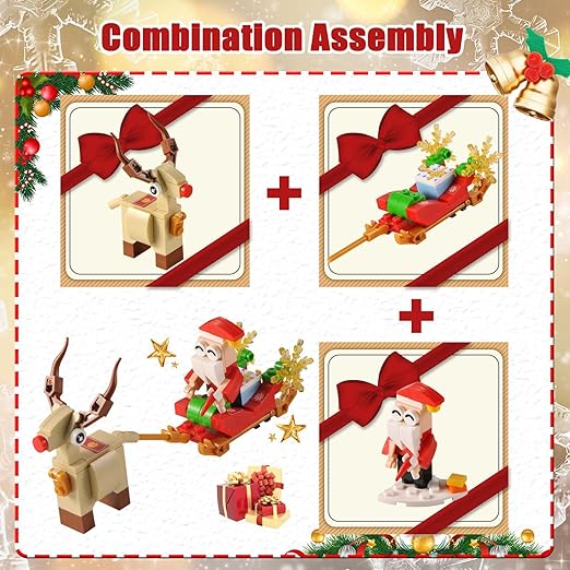 Building Block Advent Calendar 24-Day Winter Village Set