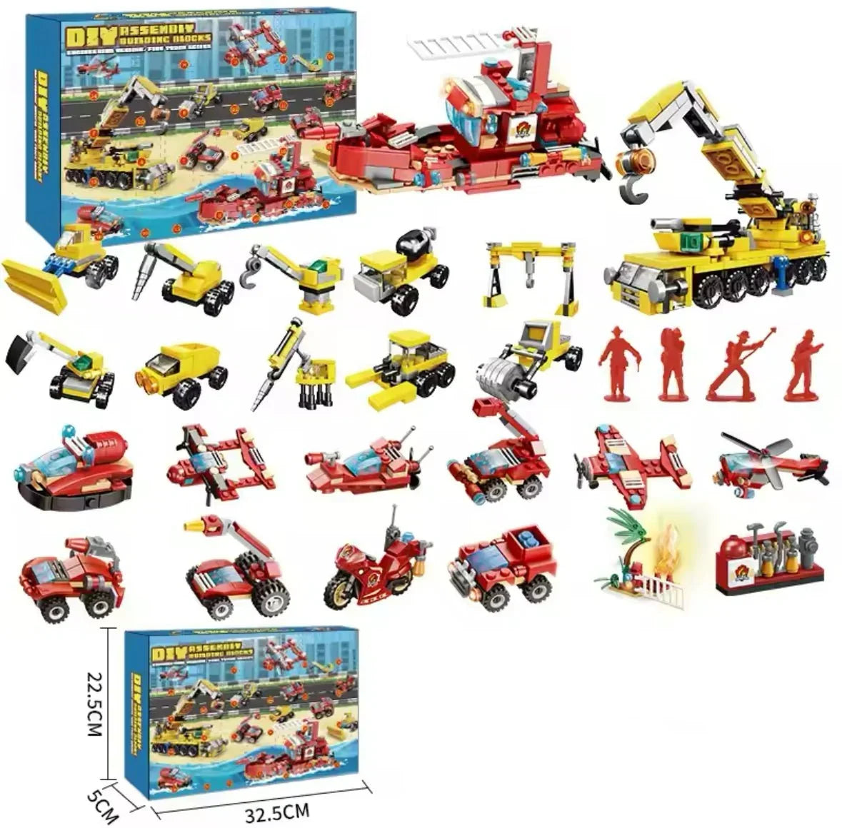 Building Block Advent Calendar 24 Mini Model Kits To=final 22222222222222222222222222222222
