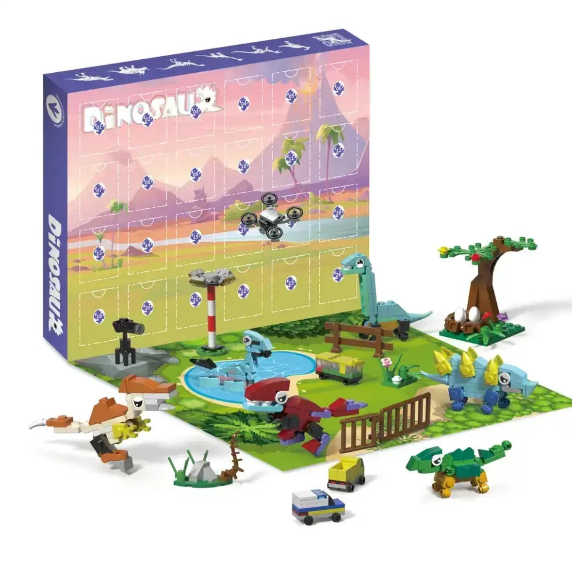 Building Block Advent Calendar 24 Mini Model Kits To=final 22222222222222222222222222222222
