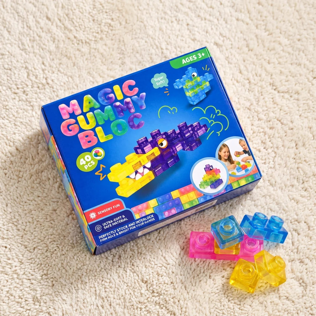 Building Blocks Soft Squishy Sensory Play