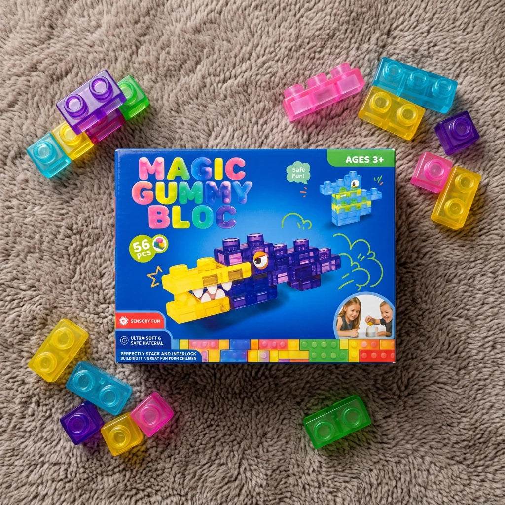 Building Blocks Soft Squishy Sensory Play