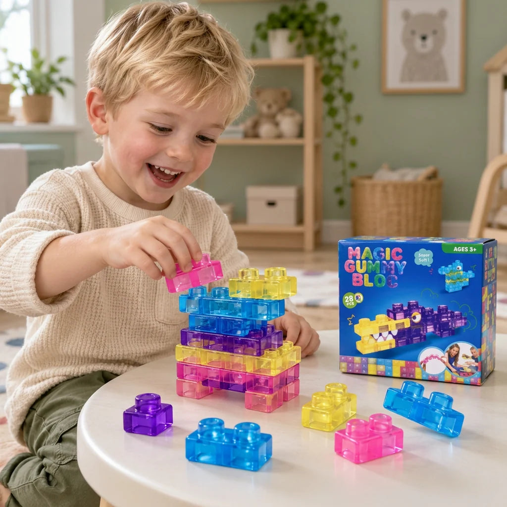 Building Blocks Soft Squishy Sensory Play