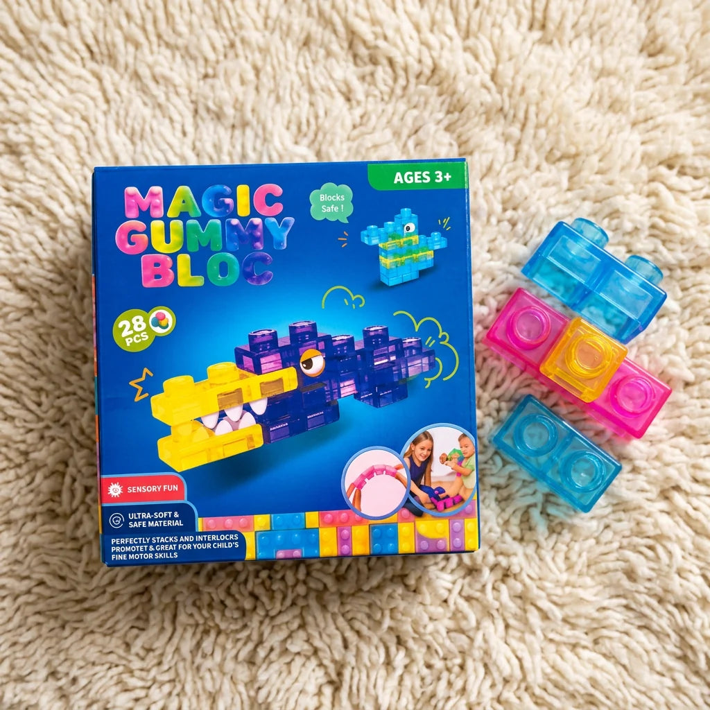Building Blocks Soft Squishy Sensory Play