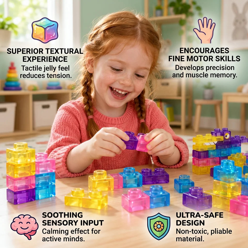 Building Blocks Soft Squishy Sensory Play